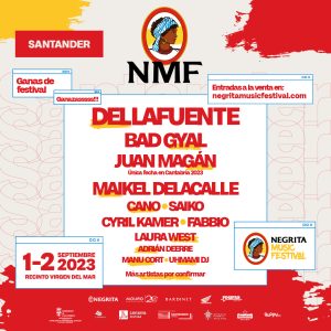Vuelve el Negrita Music Festival a Santander en 2023. El festival se celebrará los días 1 y 2 de Septiembre en La Virgen del Mar en Santander.