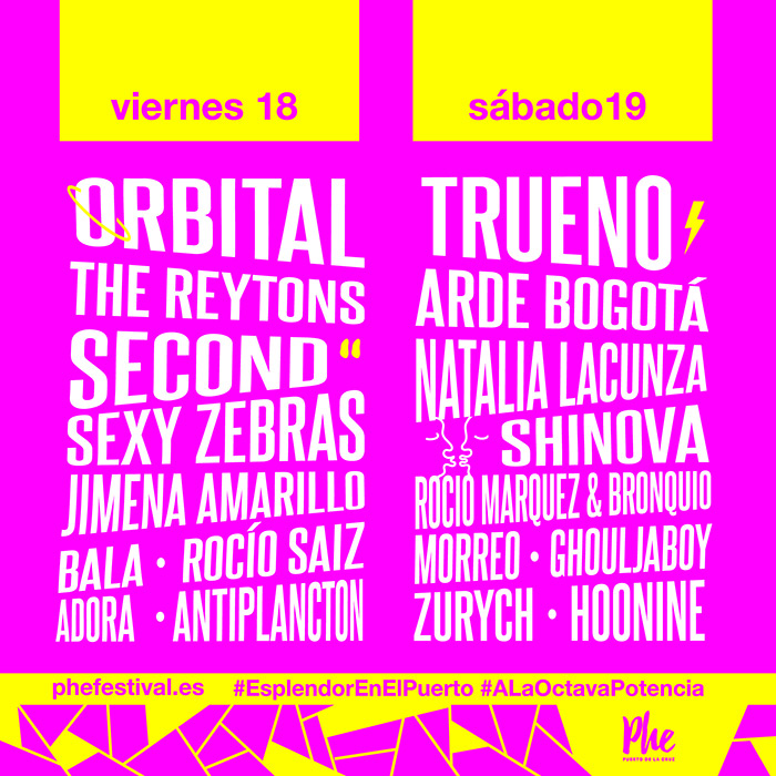 Trueno, Orbital, Natalia Lacunza y Arde Bogotá encabezan el cartel que consolida Phe Festival como referente en Canarias