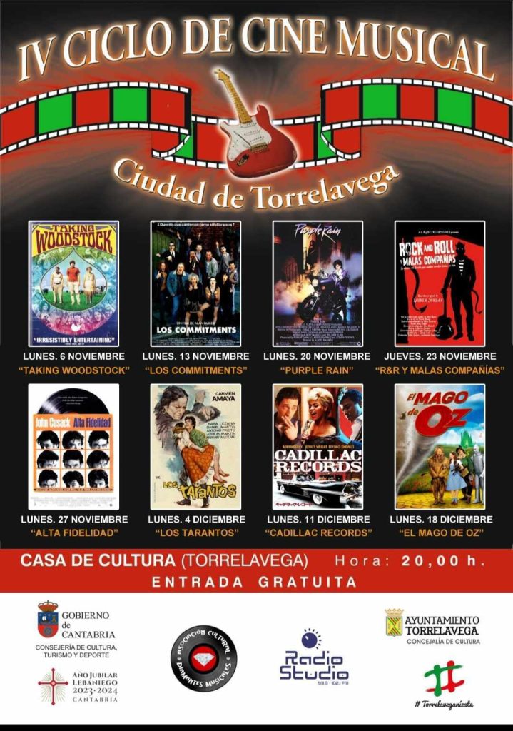 "El Ciclo de Cine Musical regresa a la Casa de Cultura de Torrelavega