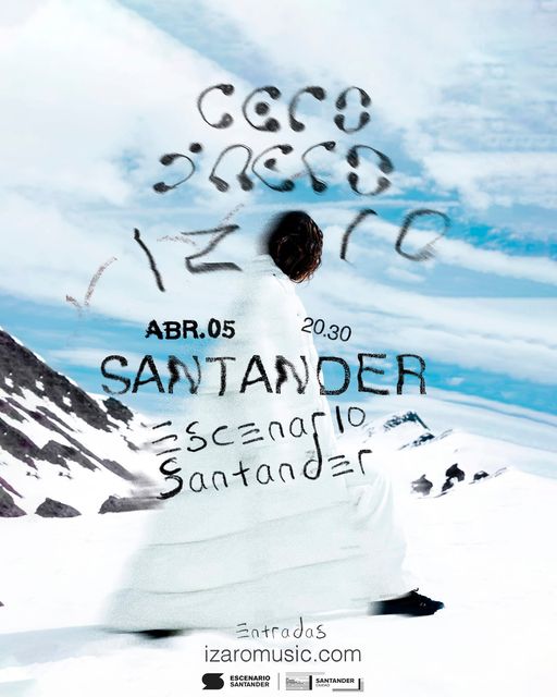 Concierto de Izaro el 5 de abril de 2024 a las 20:30 en la SAla escenario Santander (Santander, Cantabria).