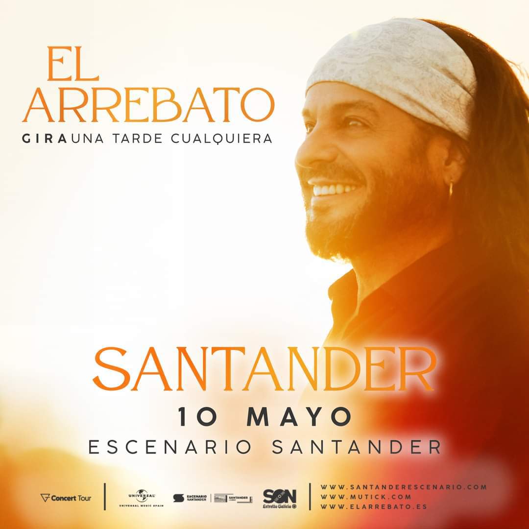 Concierto en Santander el Arrebato, el 10 de mayo de 2024 a las 21:30h, en la Sala Escenario Santander (Santander, Cantabria).