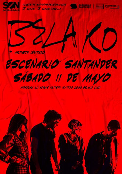 Concierto de Belako + artista invitado en Santander, el 11 de Mayo a las 20:30h, en la Sala Escenario Santander (Santander, Cantabria).