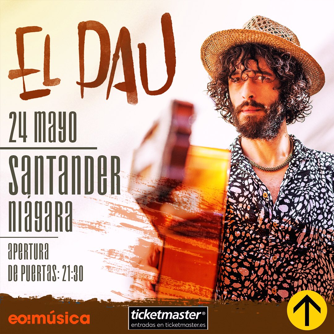 Concierto de El Pau el 24 de mayo de 2024, a las 22:00h, en la Sala Niágara de Santander (Cantabria).